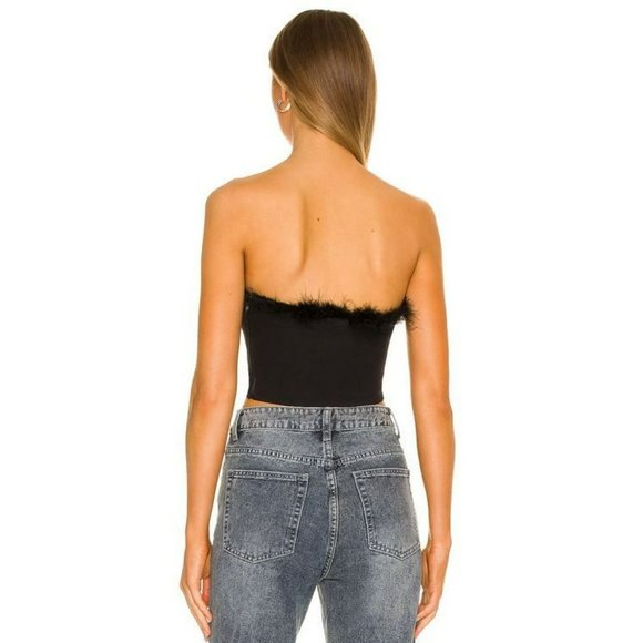 SUPERDOWN Women's Olivia Strapless Top in Black, Size S, MSRP $50 - Picture 3 of 8